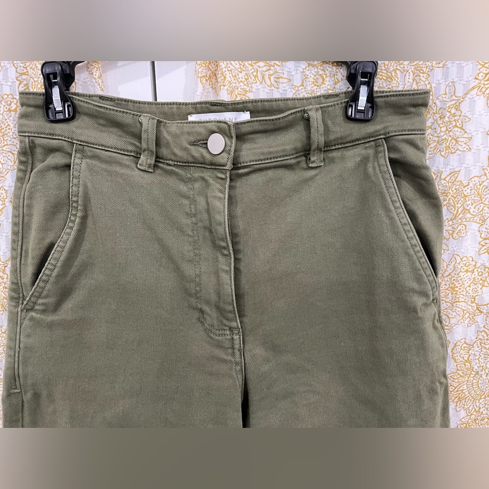 Everlane Olive Wide-Leg Pants - Picture 2 of 8